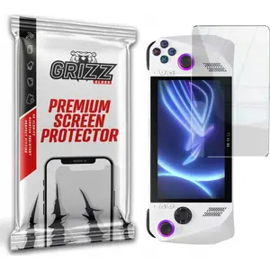 Screen protector GrizzGlass HybridGlass for Asus ROG Ally — hybrid tempered glass protective film
