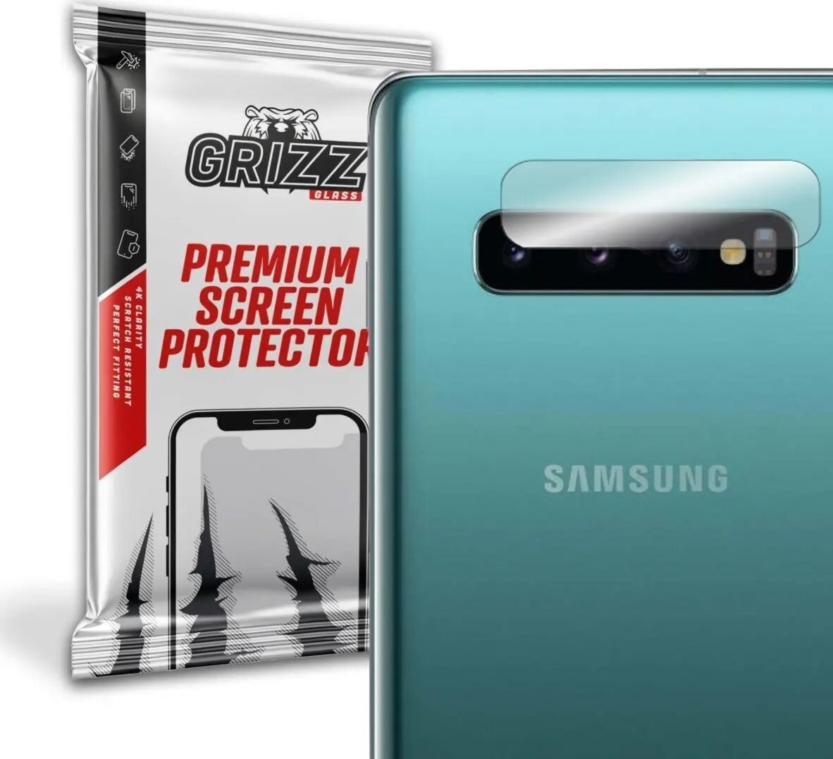 GrizzGlass hibrīdais objektīva aizsargstikls Samsung Galaxy