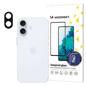 Wozinsky Kameras lēcas aizsargs Apple iPhone 16 rūdīts stikls Caurspīdīgs 1 gab.