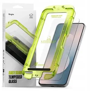 Закалённое защитное стекло Ringke Easy Slide 2-Pack для Samsung Galaxy S25 FE, прозрачное