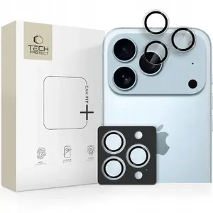 Защитное кольцо для камеры Tech-Protect CamRing Fit+ для iPhone 14/15/16/17 Pro и Pro Max — прозрачное