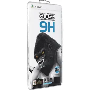 Защитное стекло Partner Tele.com X-ONE 3D Full Cover для Samsung Galaxy S22 Ultra — совместимо с чехлом, поддерживает датчик отпечатка
