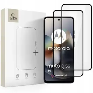 Закалённое защитное стекло 2 шт. для Motorola Moto G56 5G от Hofi — чёрный