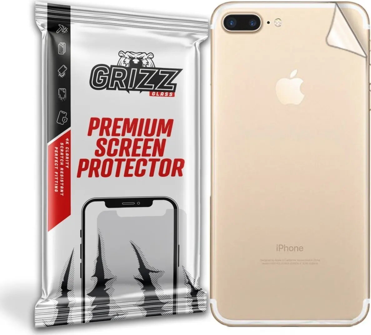 GrizzGlass aizmugures rūdīta stikla plēve priekš