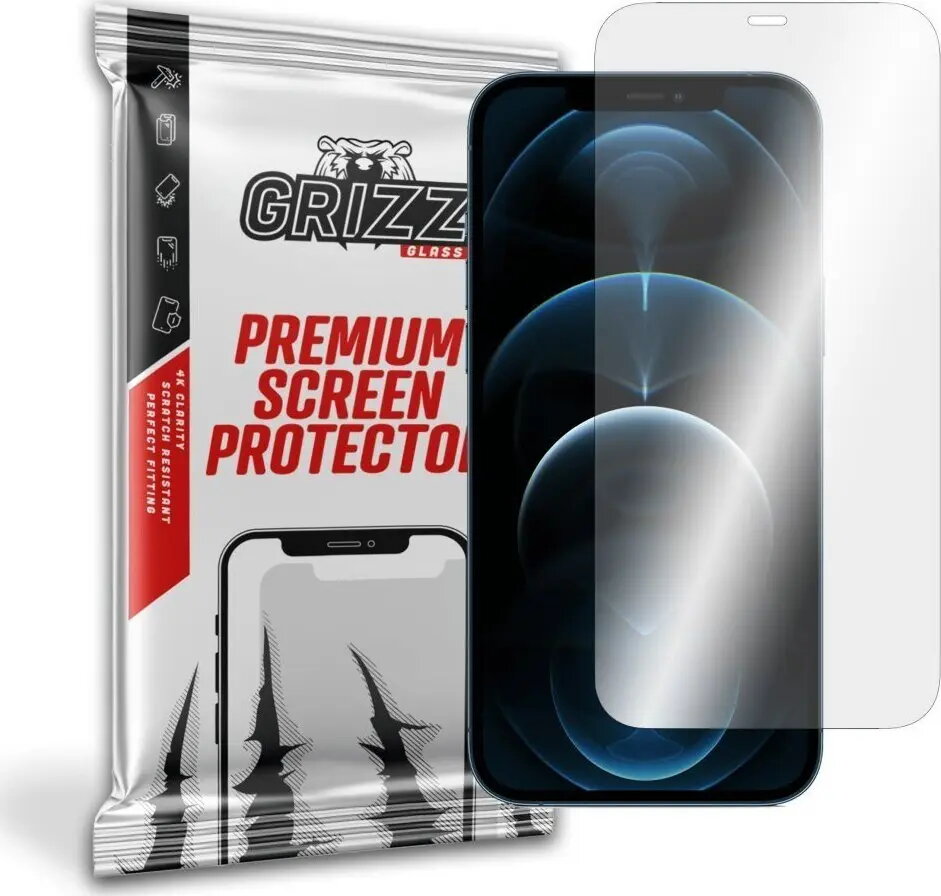 Hibrīdais aizsargstikls GrizzGlass priekš Apple iPhone