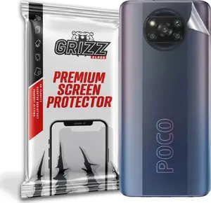 Защитное стекло на заднюю панель GrizzGlass для Xiaomi POCO X3 — модель GRZ1697