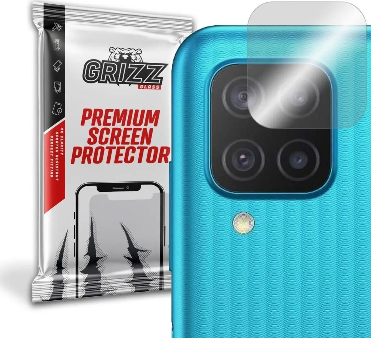 GrizzGlass hibrīdais aizsargstikls kamerai Samsung Galaxy