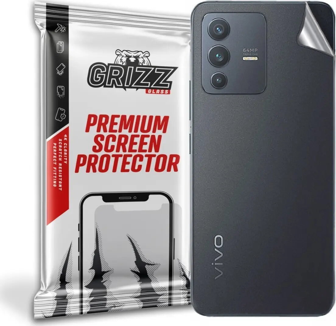 GrizzGlass aizsargstikls aizmugurei priekš Vivo V23
