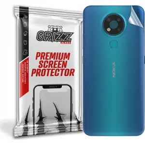 Защитная пленка GrizzGlass для задней панели Nokia 3.4 — прозрачная