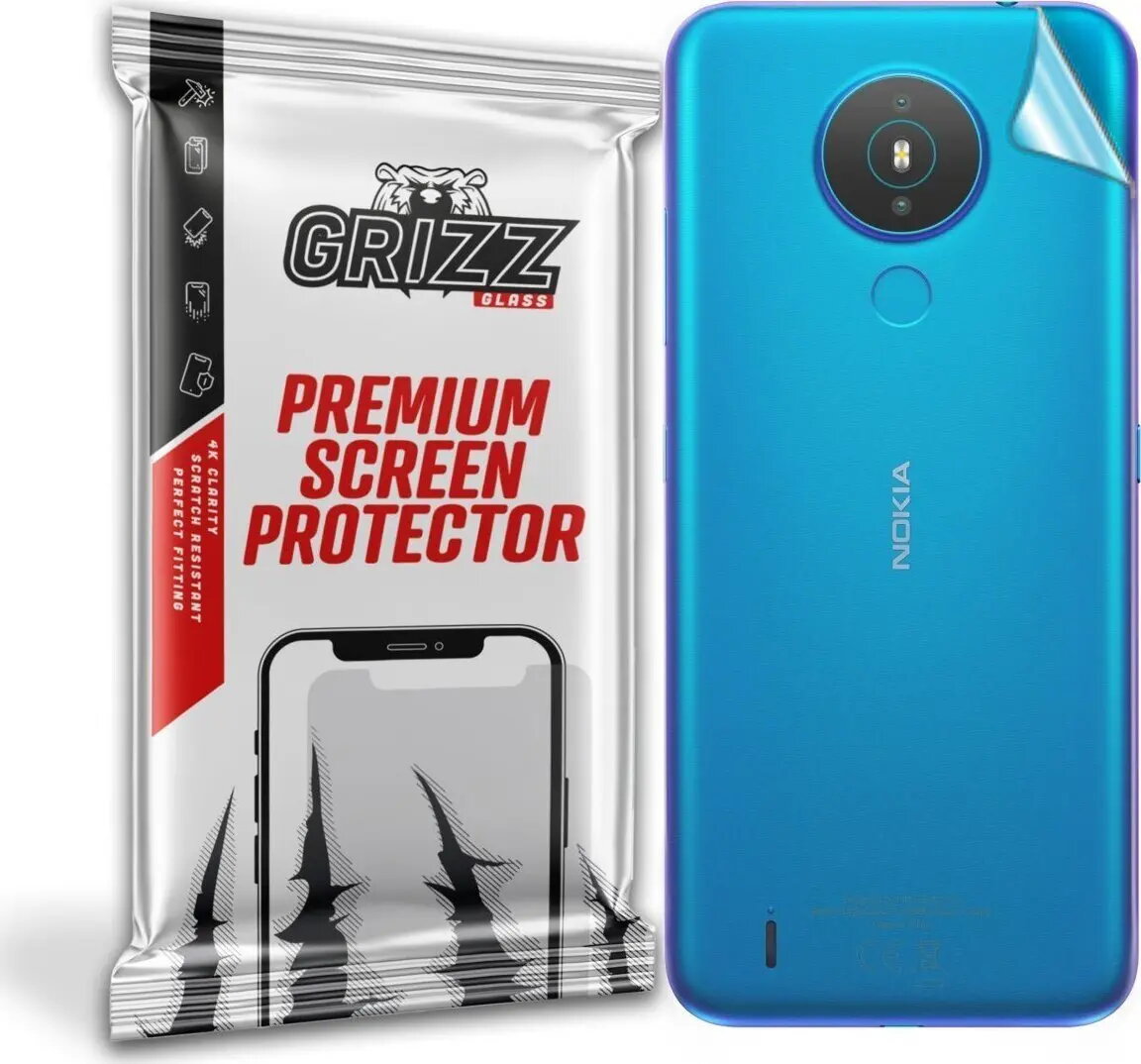 GrizzGlass aizmugures rūdīta aizsargplēve/stikls Nokia 1