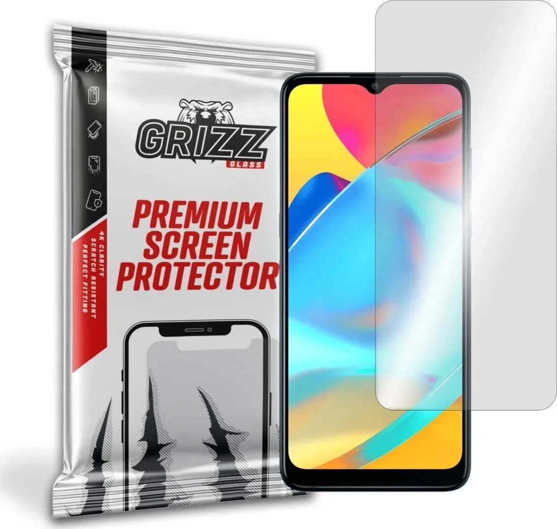 Hibrīdais aizsargstikls GrizzGlass priekš Alcatel 3L