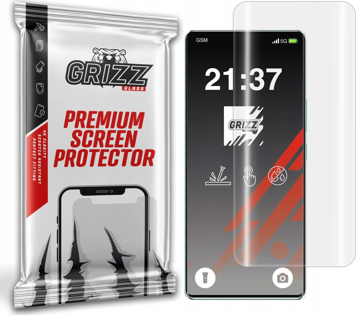 Hidrogēla plēve GrizzGlass Hydrofilm priekš Infinix