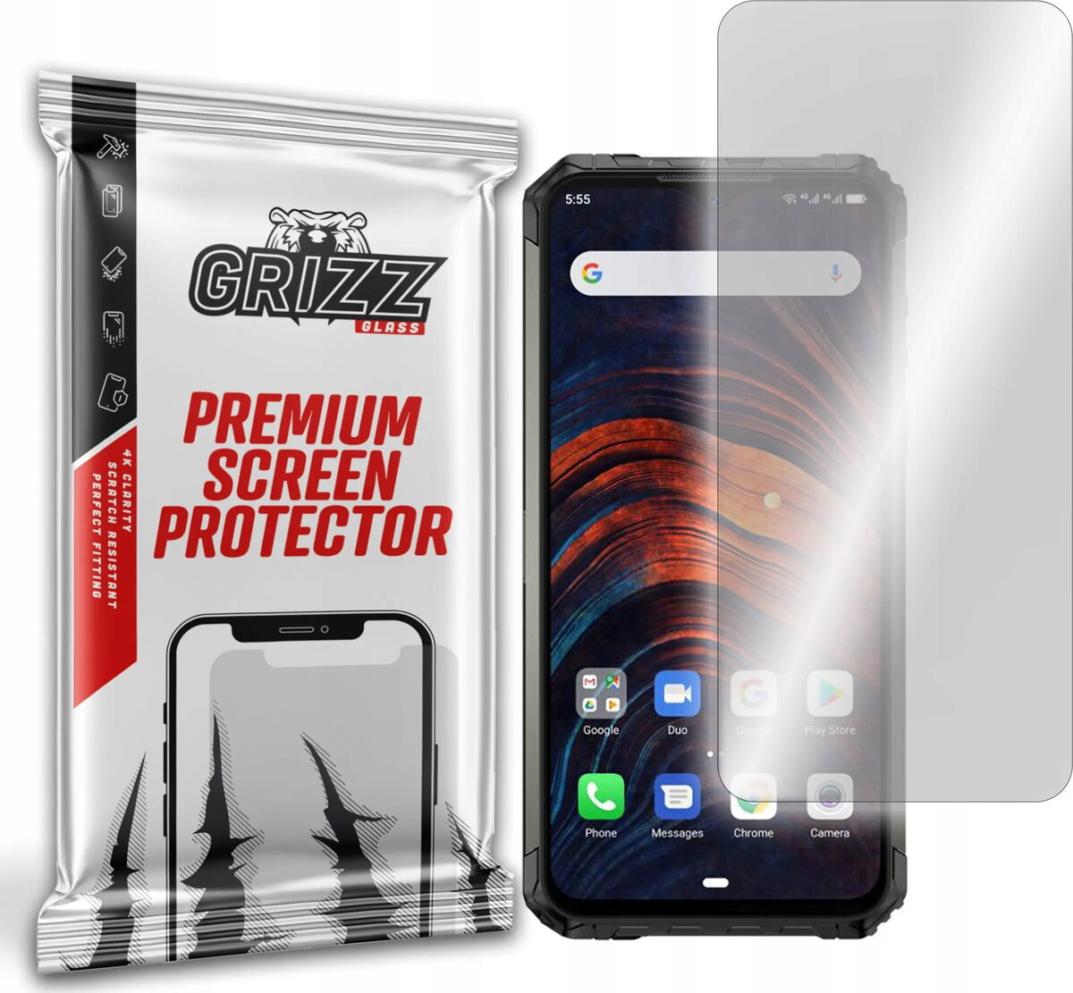 Ekrāna aizsargs GrizzGlass priekš Ulefone Armor