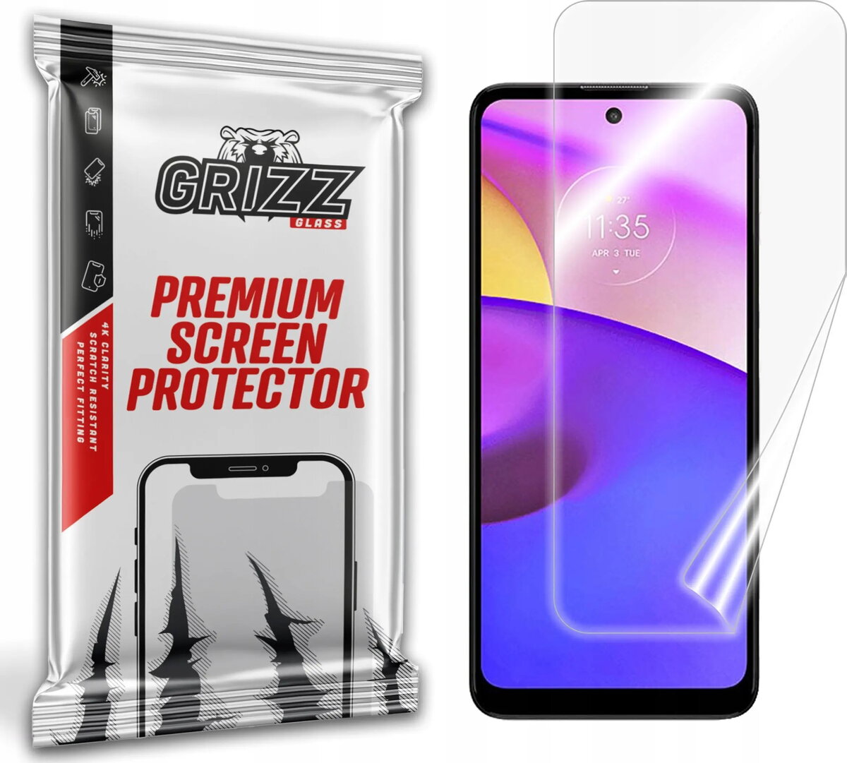 Aizsargplēve GrizzGlass Grizz CeramicFilm priekš Motorola