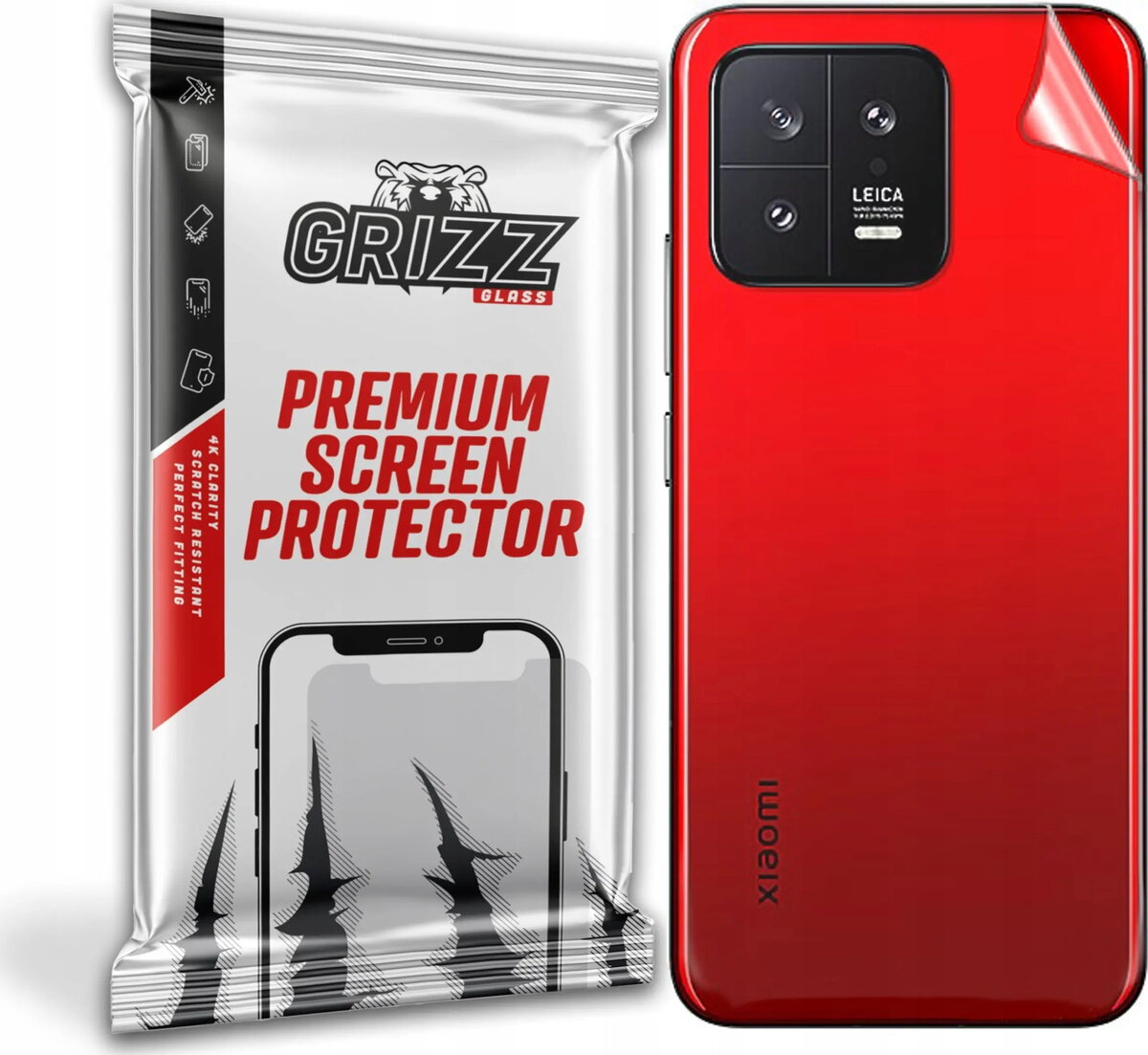 Aizmugures aizsargplēve GrizzGlass SatinSkin priekš Xiaomi