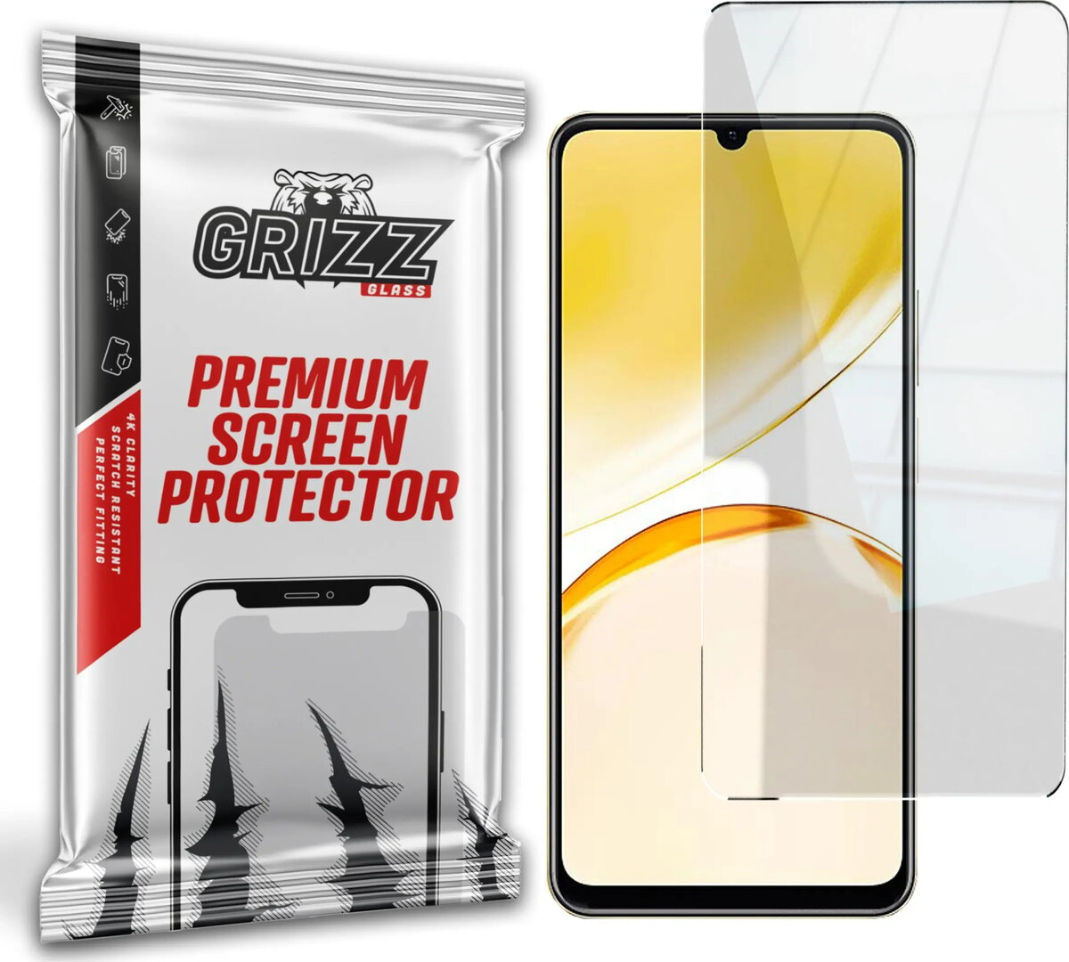 Aizsargstikls GrizzGlass HybridGlass priekš Realme Narzo