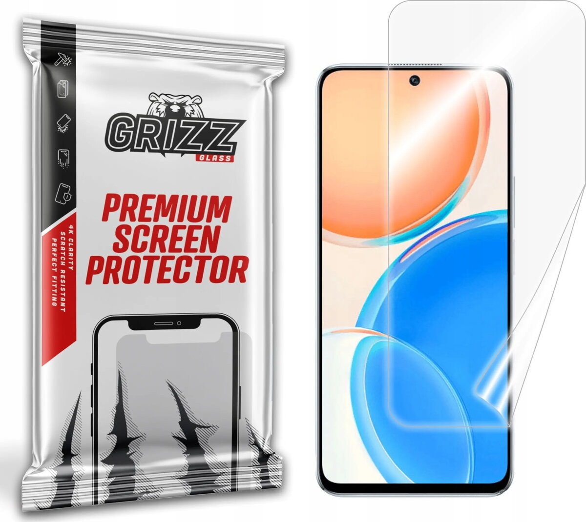 Aizsargplēve GrizzGlass CeramicFilm priekš Honor X8