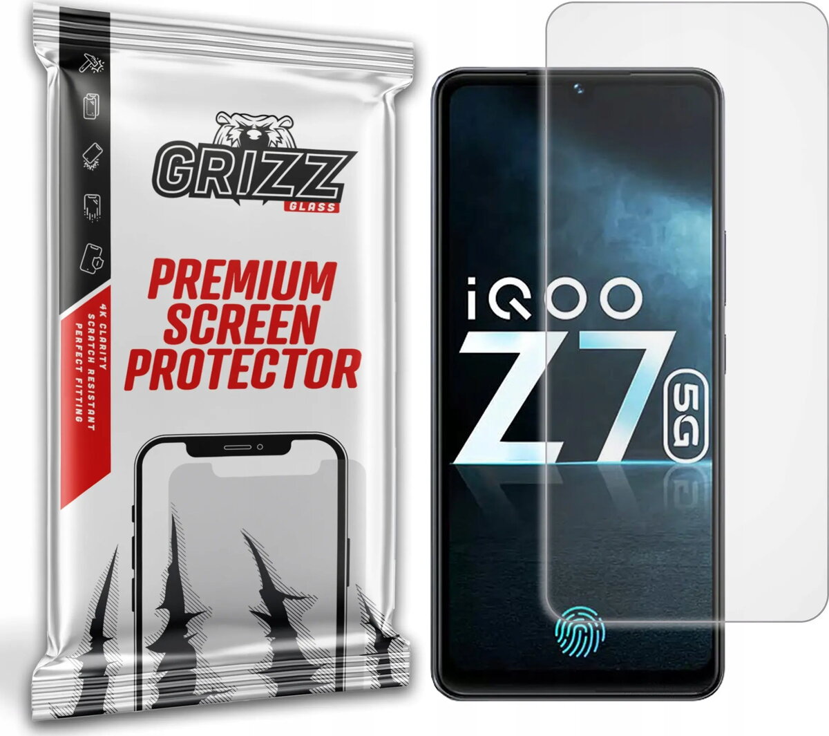 Aizsargstikls GrizzGlass PaperScreen priekš Vivo iQOO