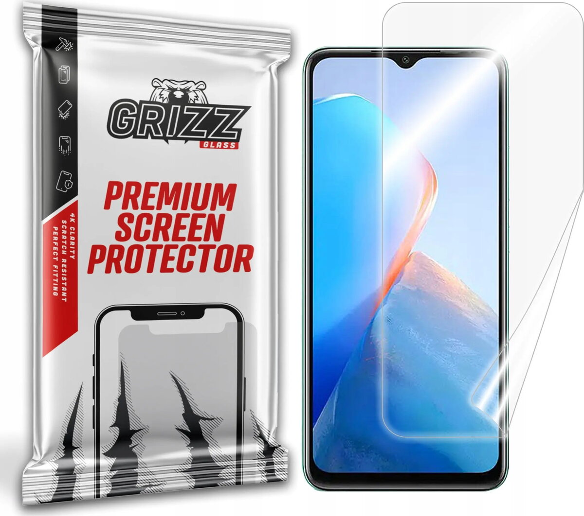 Ekrāna aizsargplēve GrizzGlass CeramicFilm priekš Infinix