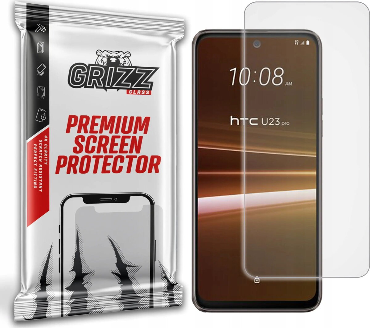 Matēta GrizzGlass PaperScreen aizsargplēve HTC U23