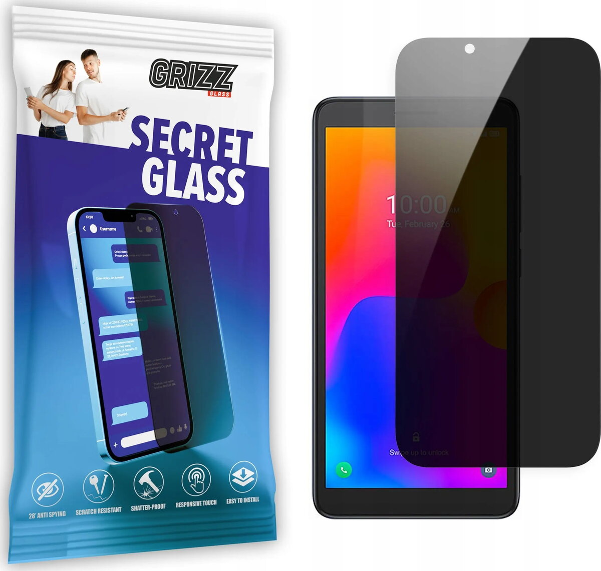 Privātuma rūdīts stikls GrizzGlass SecretGlass priekš