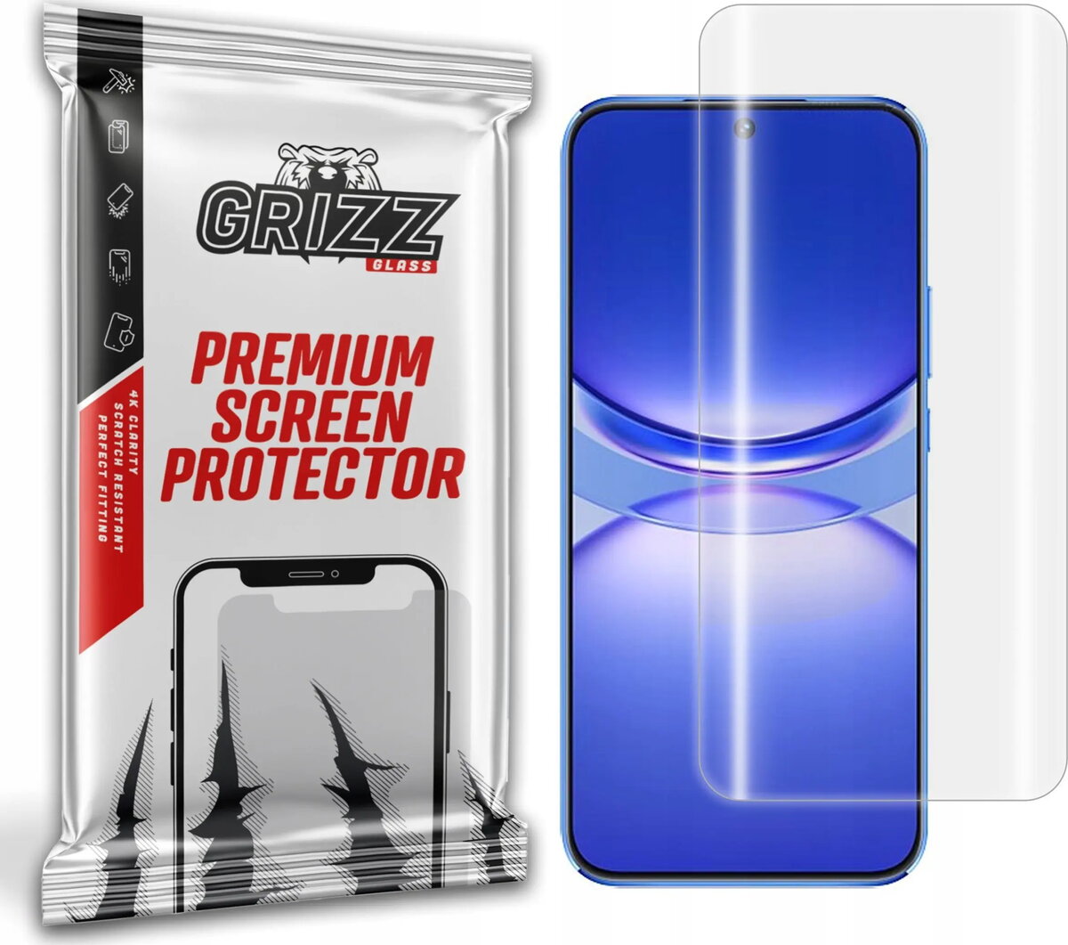 Ekrāna aizsargplēve GrizzGlass Hydrofilm priekš Huawei
