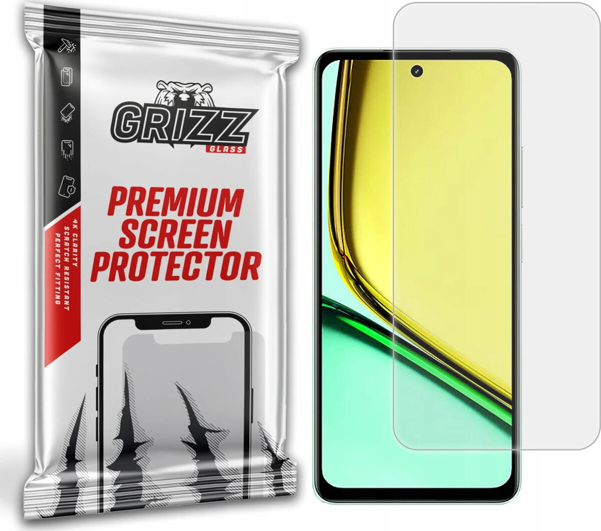 Matēta ekrāna aizsargplēve GrizzGlass PaperScreen priekš