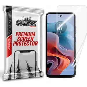 Screen protector GrizzGlass CeramicFilm for Motorola Moto G34 — ceramic protective film