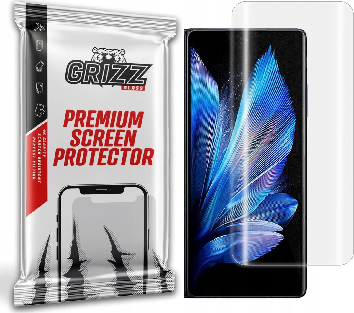 Hidrogelu ekrāna aizsargplēve GrizzGlass Hydrofilm priekš
