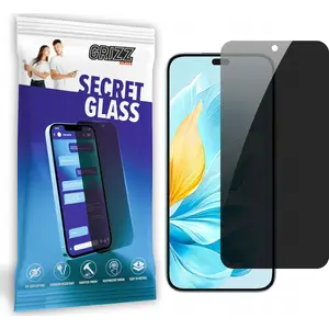 Tempered privacy screen glass GrizzGlass SecretGlass for Honor 200 Lite