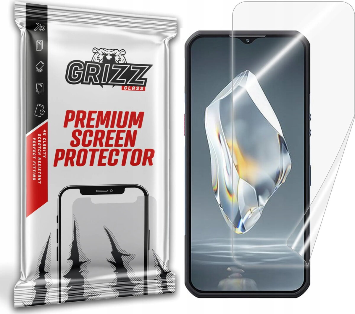 Aizsargplēve GrizzGlass CeramicFilm priekš Oukitel WP35