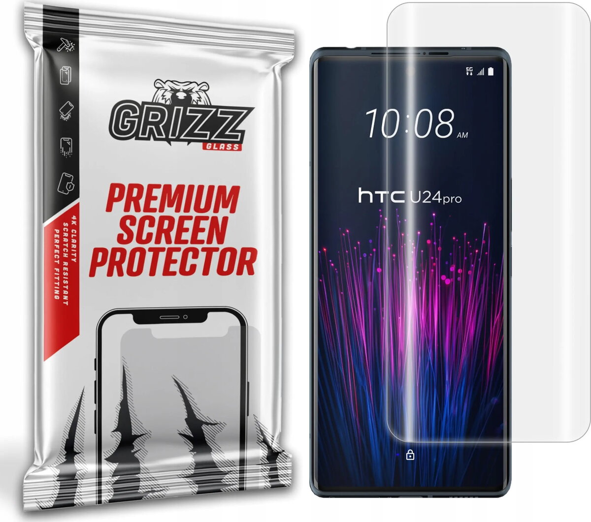 Aizsargplēve GrizzGlass Hydrofilm (hidrogēls) priekš HTC