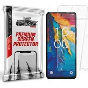 Screen protector GrizzGlass HybridGlass for TCL 50 XL NXTPAPER — hybrid tempered glass protector