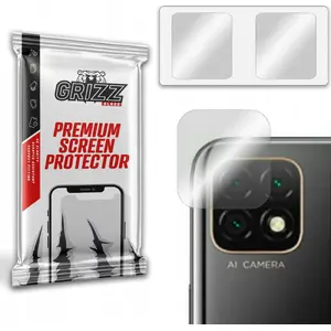 Aizsargstikls GrizzGlass hibrīda stikls Huawei Nova Y61 — kameras aizsardzībai