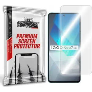 Screen protector GrizzGlass for Vivo iQOO Neo7 SE — hybrid tempered glass protector