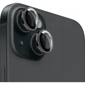 Mobile Origin Easy Lens guards черные для iPhone 15 / 15 Plus — защита объективов камеры
