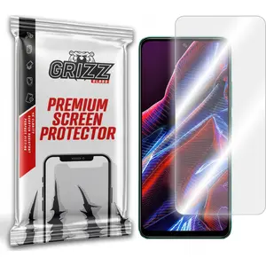 Защитное стекло GrizzGlass HybridGlass для POCO X5 от GrizzGlass (гибридное стекло)