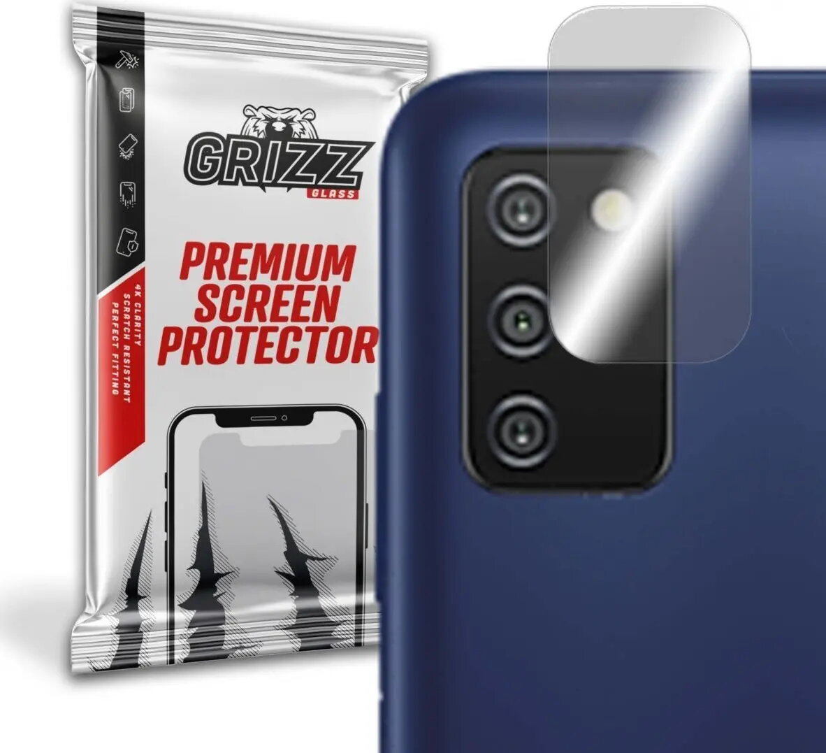 GrizzGlass hibrīdais kameras aizsargs Samsung Galaxy