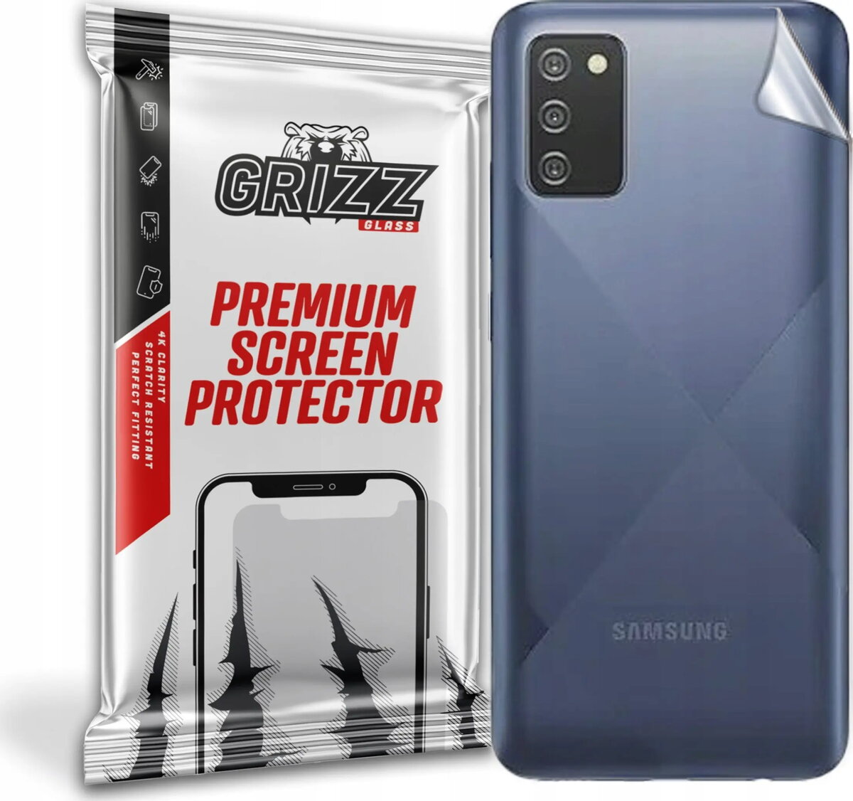 Aizmugures stikls GrizzGlass priekš Samsung Galaxy