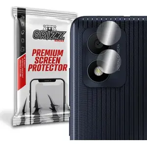 Гибридное защитное стекло GrizzGlass для камеры Alcatel 1B 2022 (защита задней камеры)