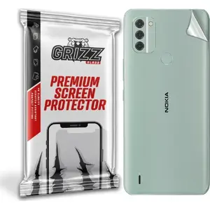 Защитная плёнка GrizzGlass для задней панели Nokia C31 — задняя защитная плёнка, прозрачная
