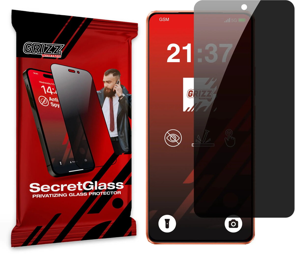 Matēts privātuma stikls GrizzGlass SecretGlass priekš