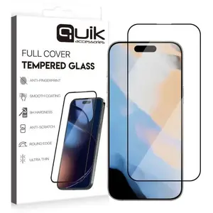 Screen protector TOTI Full Cover Tempered Glass for Apple iPhone 17 — full-coverage tempered glass
