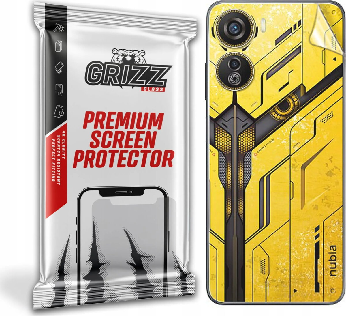 GrizzGlass SatinSkin aizsargplēve / stikls aizmugurei