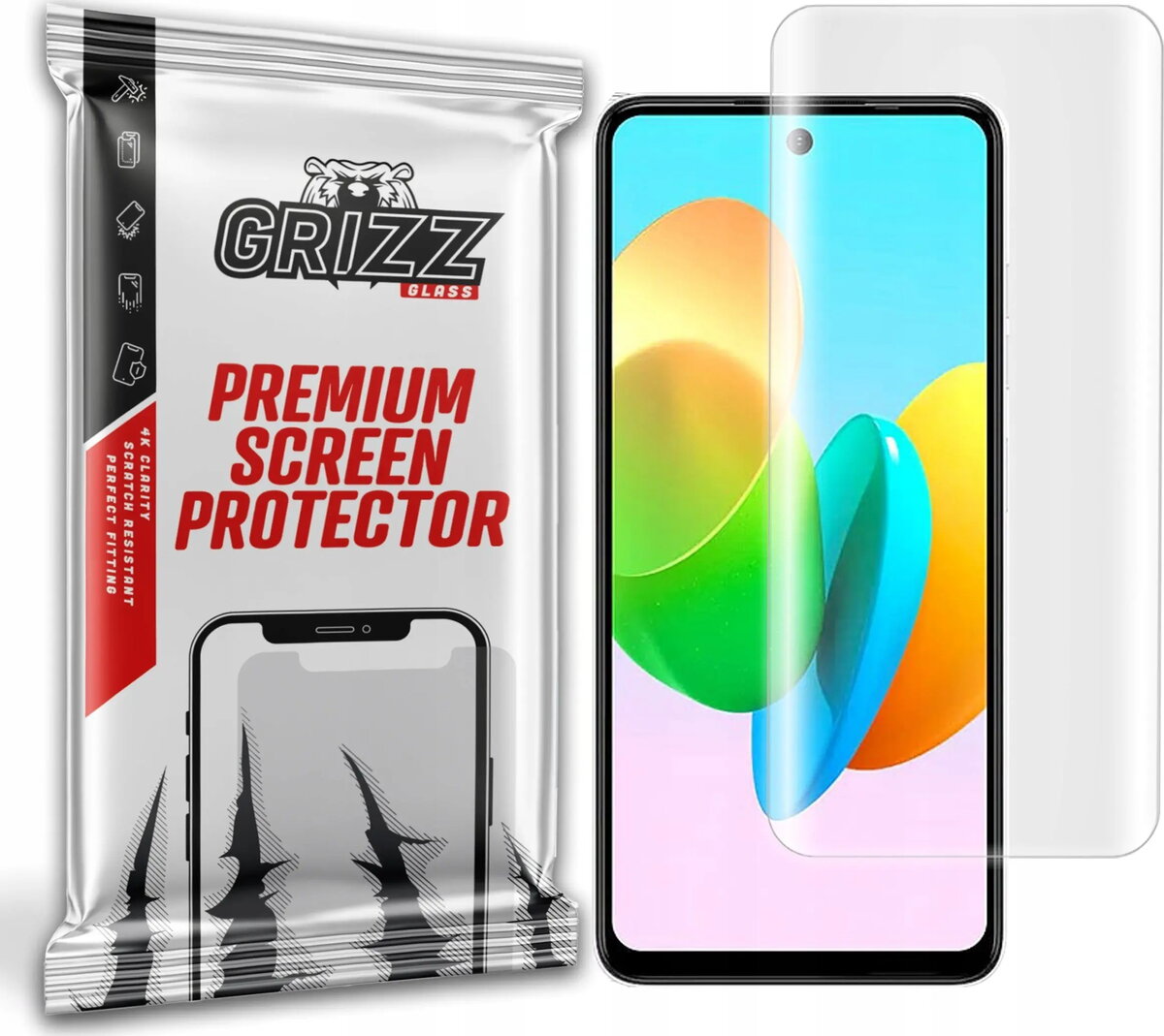 Ekrāna aizsargplēve GrizzGlass Hydrofilm (hidrogēla) priekš