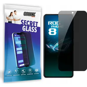 Защитное закалённое приватное стекло GrizzGlass SecretGlass для Asus ROG Phone 8