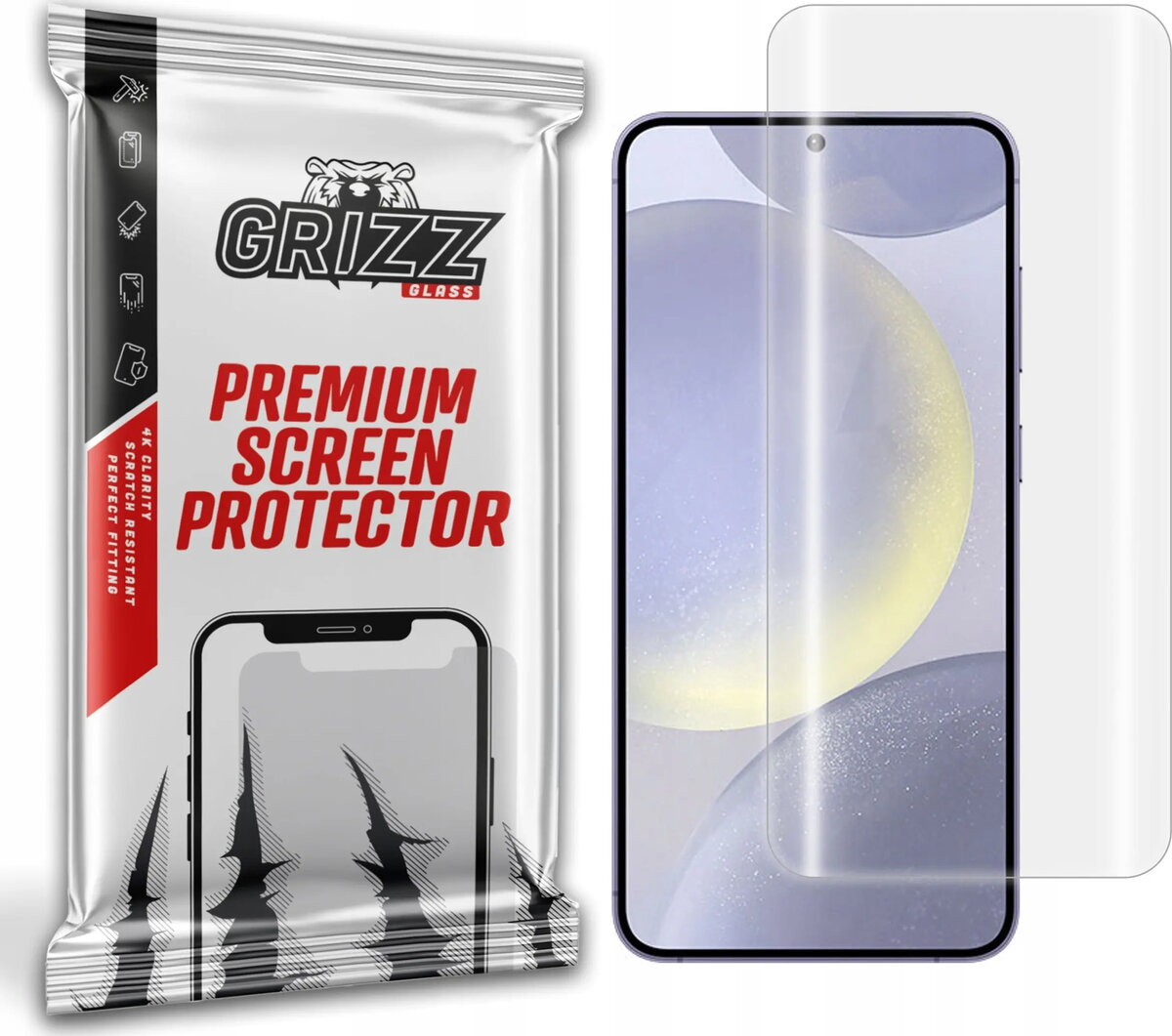 Ekrāna aizsargplēve GrizzGlass Hydrofilm priekš Samsung