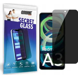 Защитное приватное стекло GrizzGlass SecretGlass для Xiaomi Redmi A3 (GRZ8730)