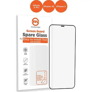 Screen Guard spare tempered glass for iPhone 11 Pro / XS / X — Mobile Origin Orange