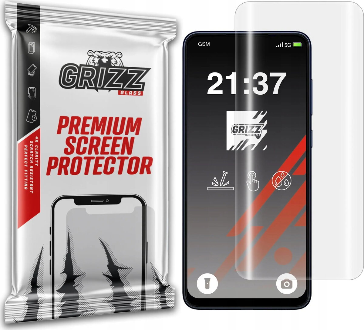 Aizsargplēve GrizzGlass Hydrofilm priekš Samsung Galaxy